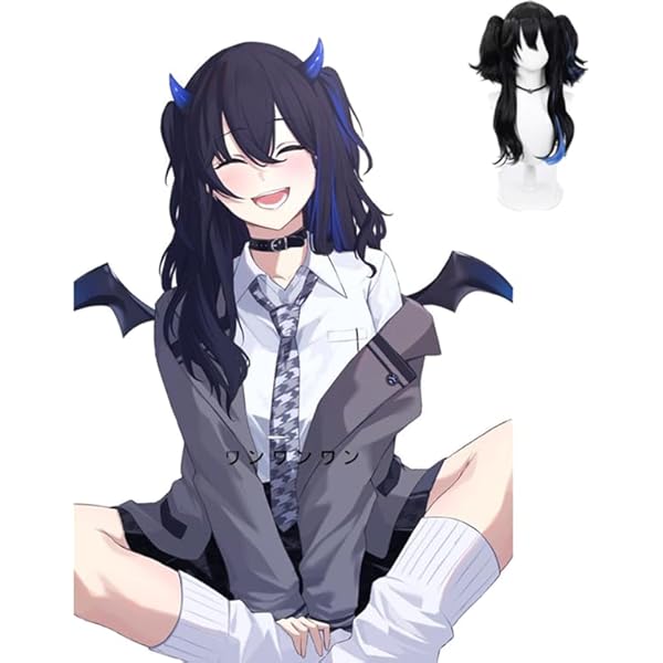 Vtuber 水無瀬　コスプレ　ウィッグ付き バーチャルYouTuber VTuber 水無世燐央 コスプレウィッグ